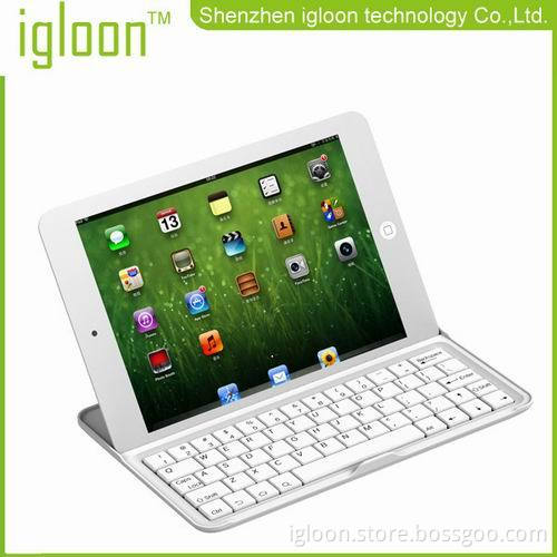 Bluetooth Keyboard For Ipad Mini Case Cover Stand Aluminum Alloy Housing Boardcom Chipset Big Battery